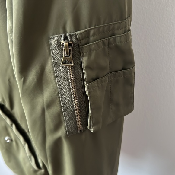 Ever Forward Olive Green Bomber Jacket - Picture 4 of 6